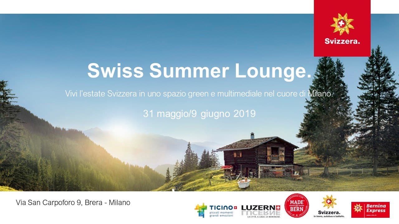 Swiss Summer Lounge: l’estate Svizzera nel cuore di Milano.