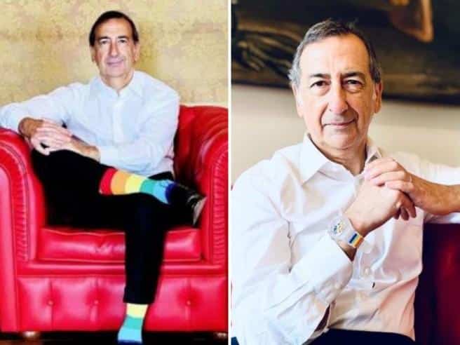 Beppe Sala sfoggia il nuovo orologio in occasione del Pride Month