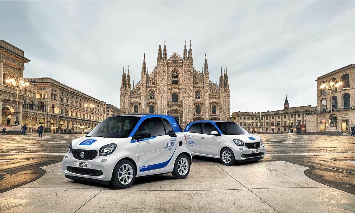 Milano: un nuovo sistema di car sharing arriva in città