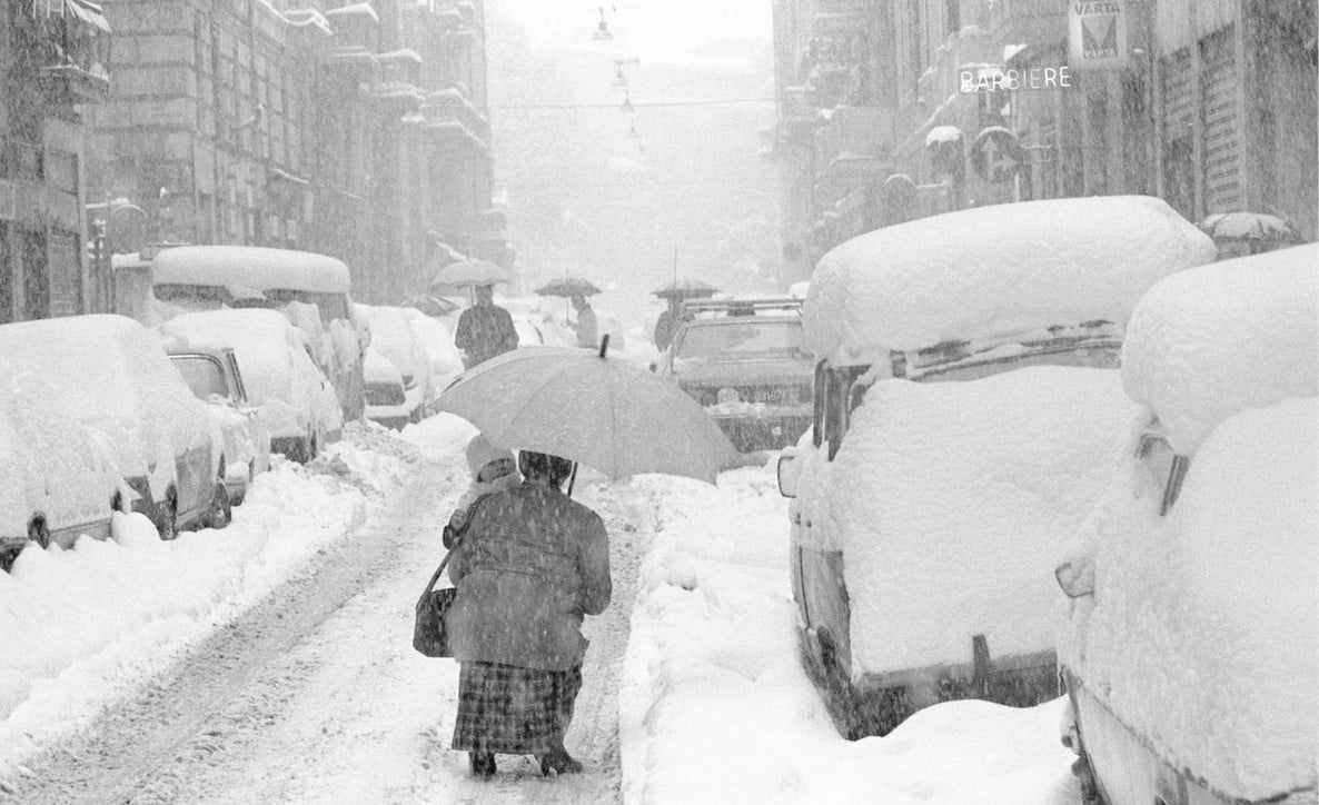 Nevicata 1985 Milano
