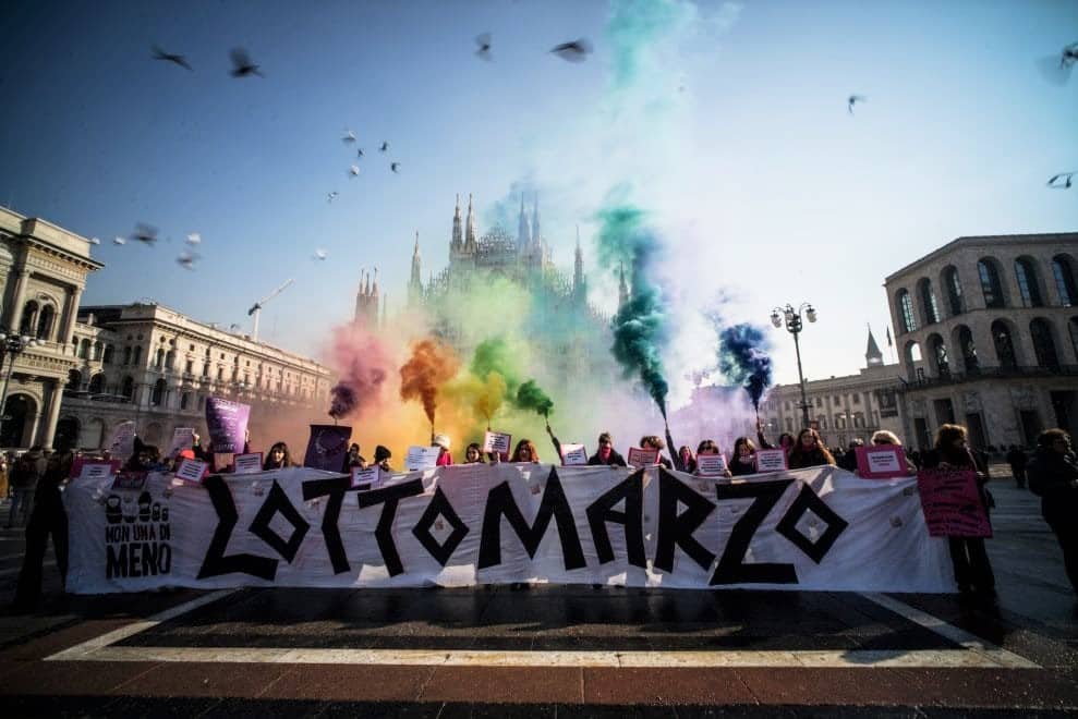 milano corteo studenti 