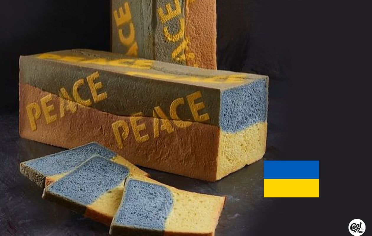 Il pane solidale blu e giallo per l’Ucraina