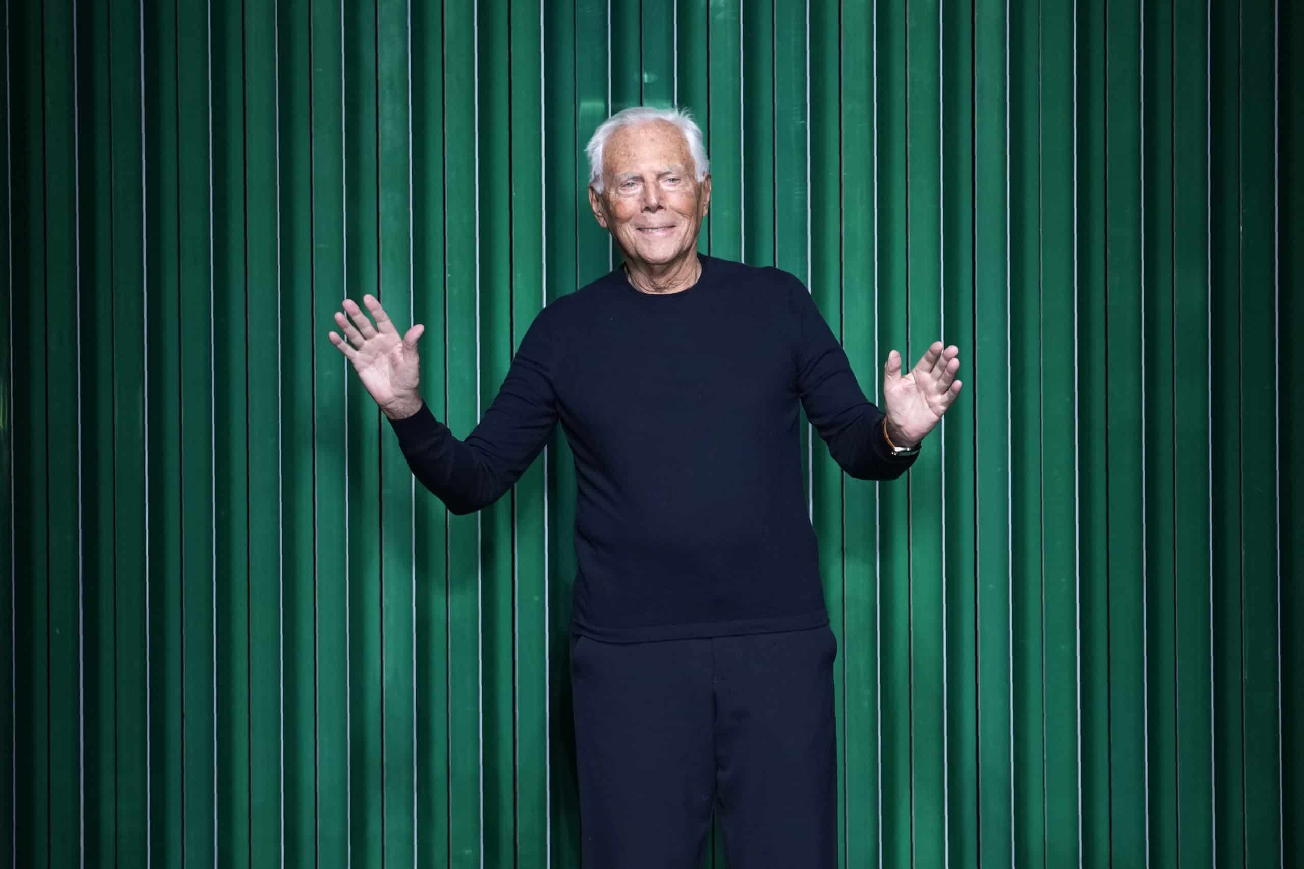 Armani per l’Ucraina: Re Giorgio dona 500mila euro per i profughi ucraini