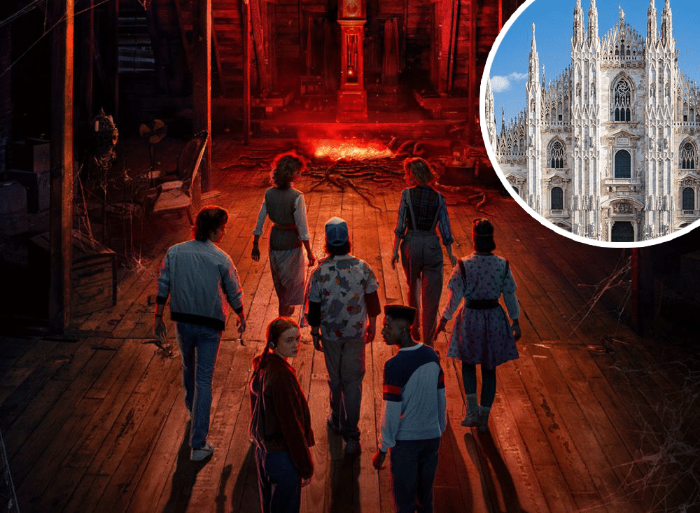 La proiezione in Duomo per l’uscita di Stranger Things 4