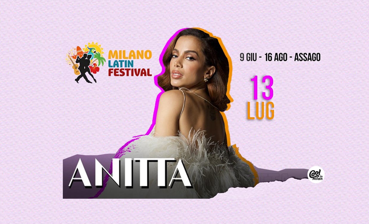 La popstar brasiliana Anitta al Milano Latin Festival