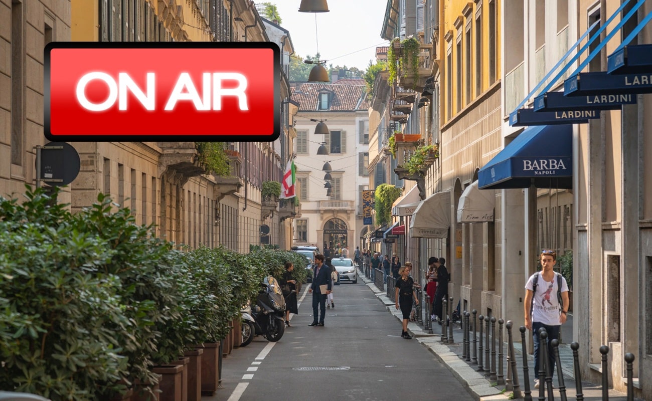Oltre la moda c’è di più. Su radio Montenapoleone la via dello shopping di Milano si racconta