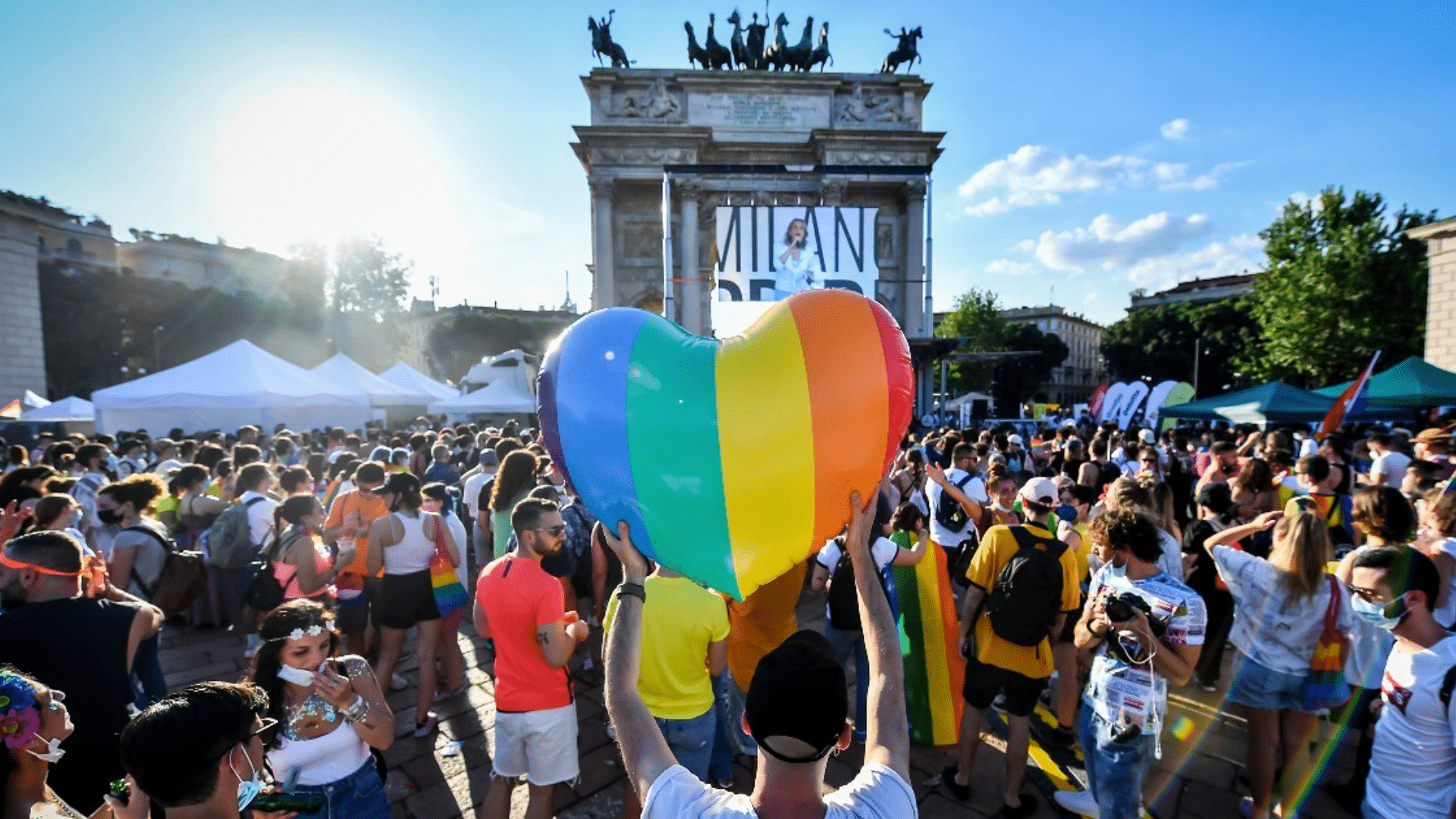 Tutte le strade chiuse in occasione del Pride a Milano