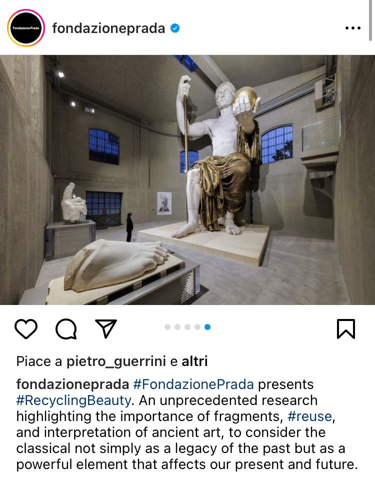 Recycling Beauty in Fondazione Prada