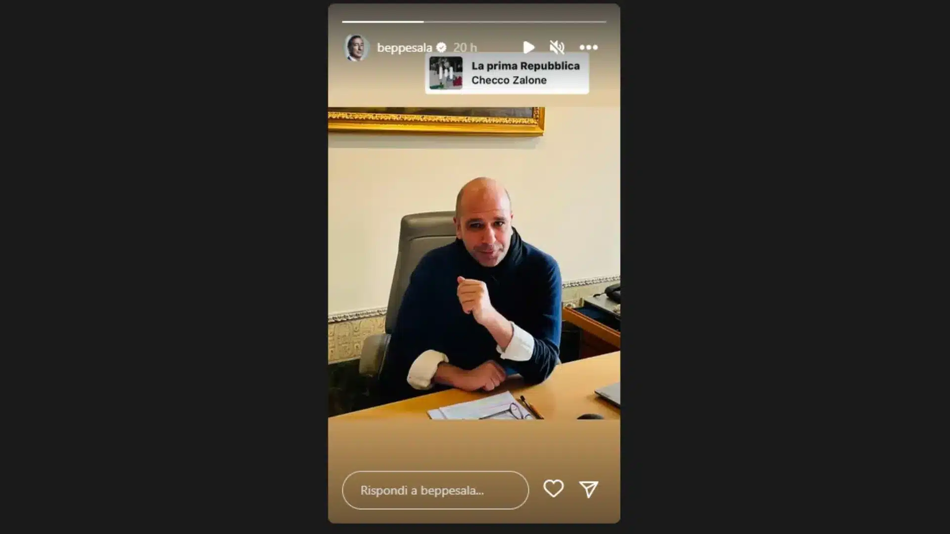 Checco Zalone fa visita al sindaco di Milano Beppe Sala