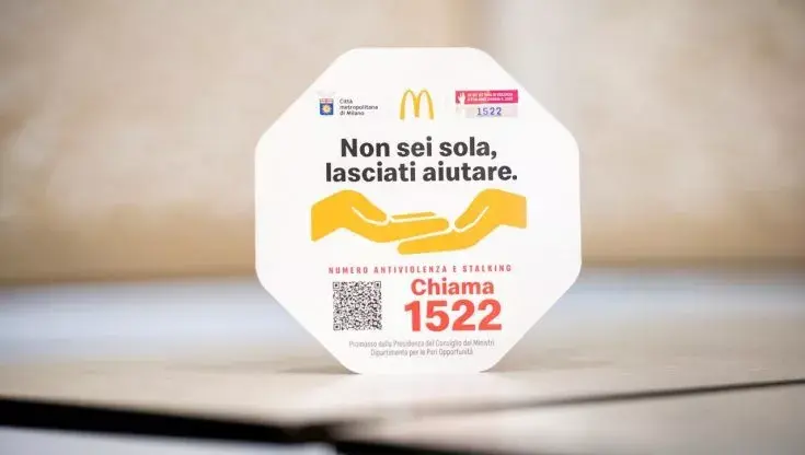 Campagna antiviolenza Mcdonald's 1