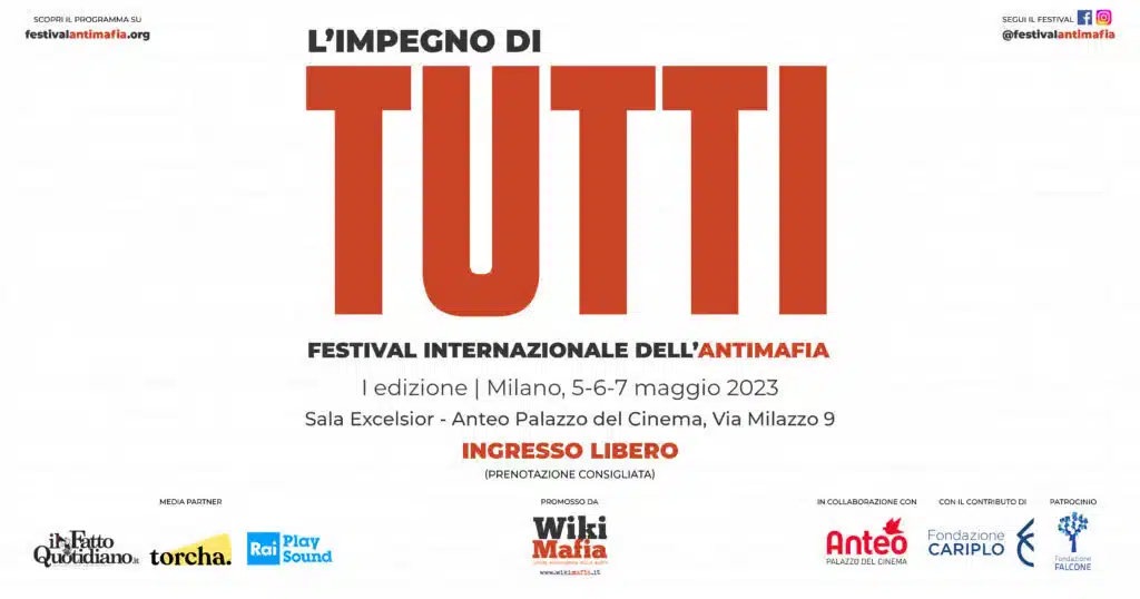 Festival Internazionale Antimafia: a Milano per la prima edizione