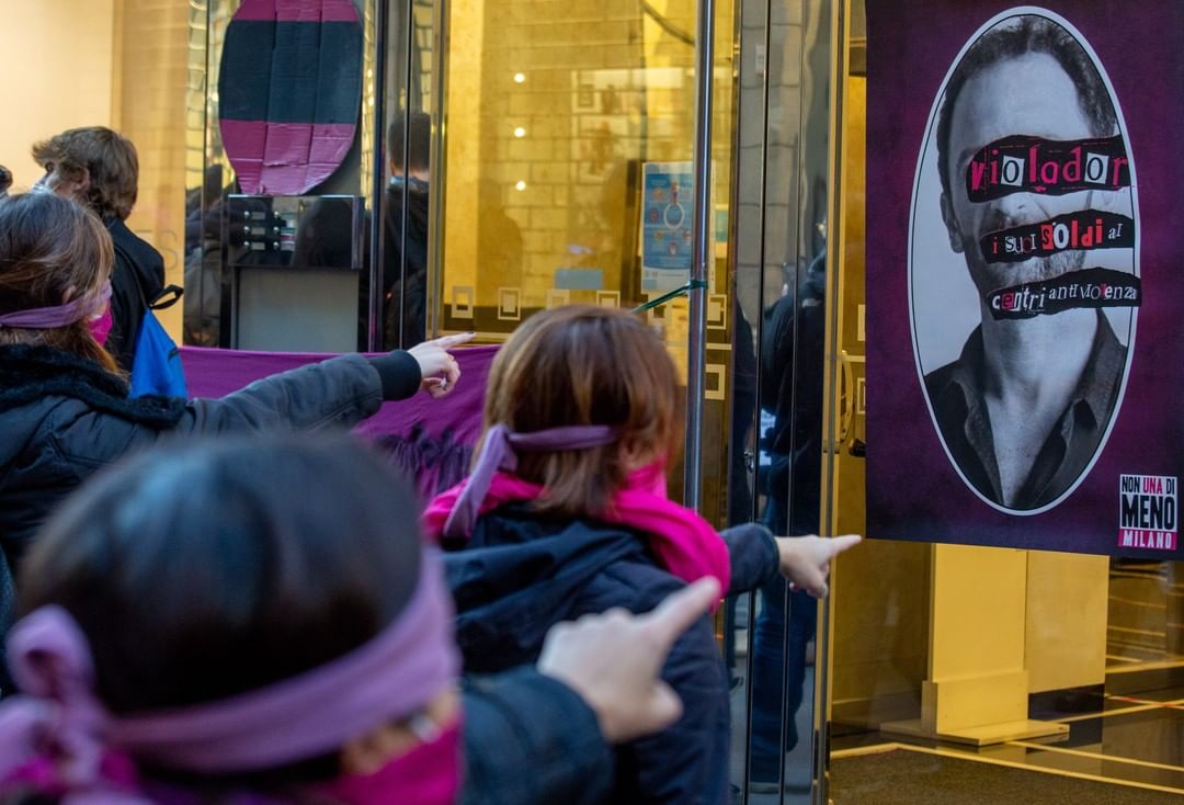 Manifestazione contro le violenze di Genovese