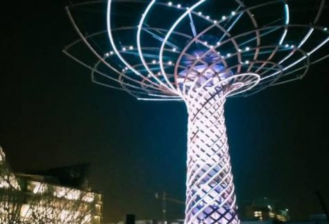 L'Albero della Vita si tinge di bianco