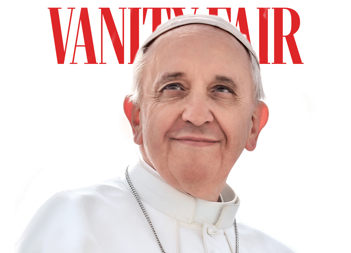 papa francesco cover vanityfair