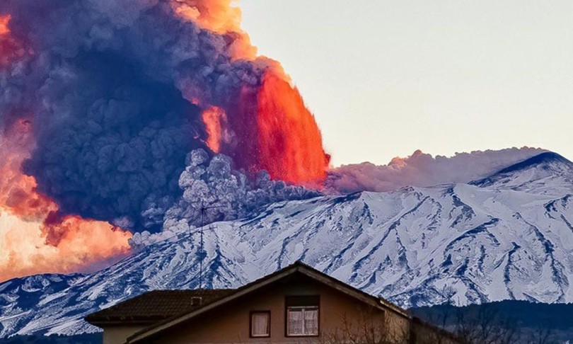 Etna eruzione