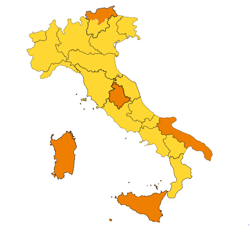 italia zone colorate covid