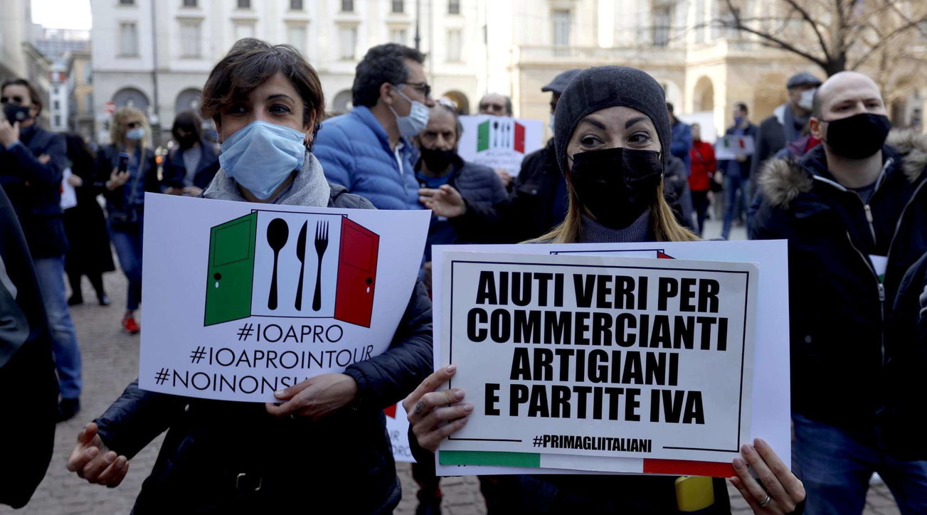 ristoratori protesta