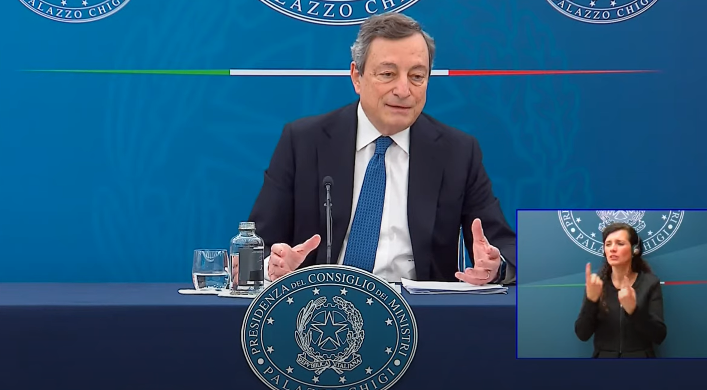 draghi conferenza stampa