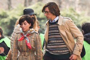 House of Gucci: Lady Gaga durante le riprese a Milano