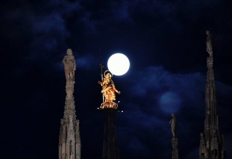 Superluna a Milano