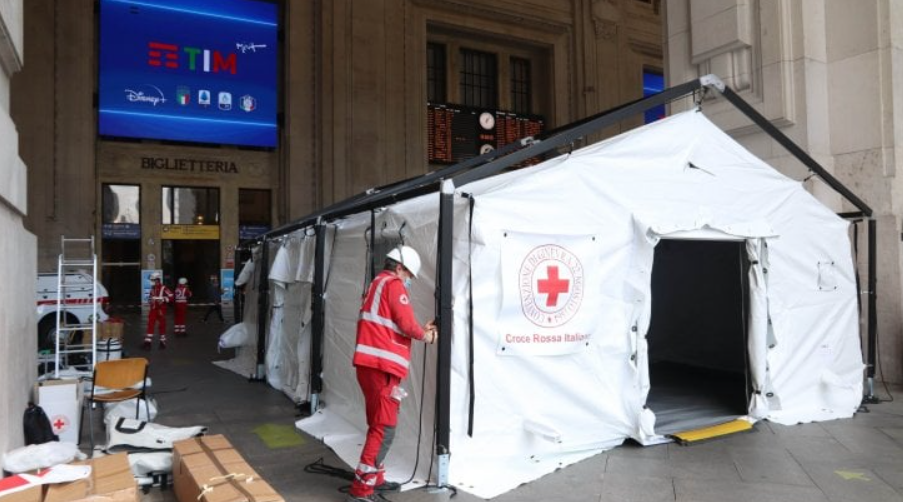 Iniziativa Croce Rossa Italiana tamponi gratis per tutti