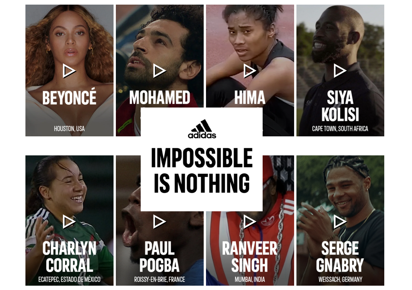 adidas impossible is nothing