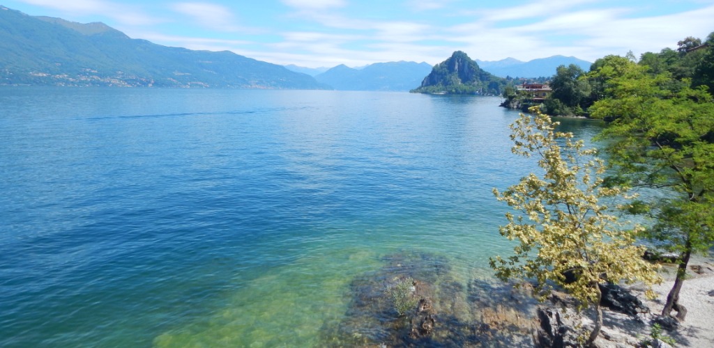 Spiaggia di Caldè a Castelveccana