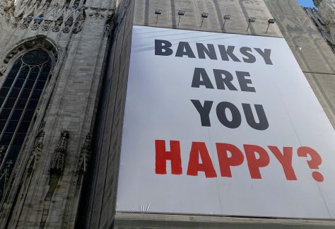 cartellone duomo banksy