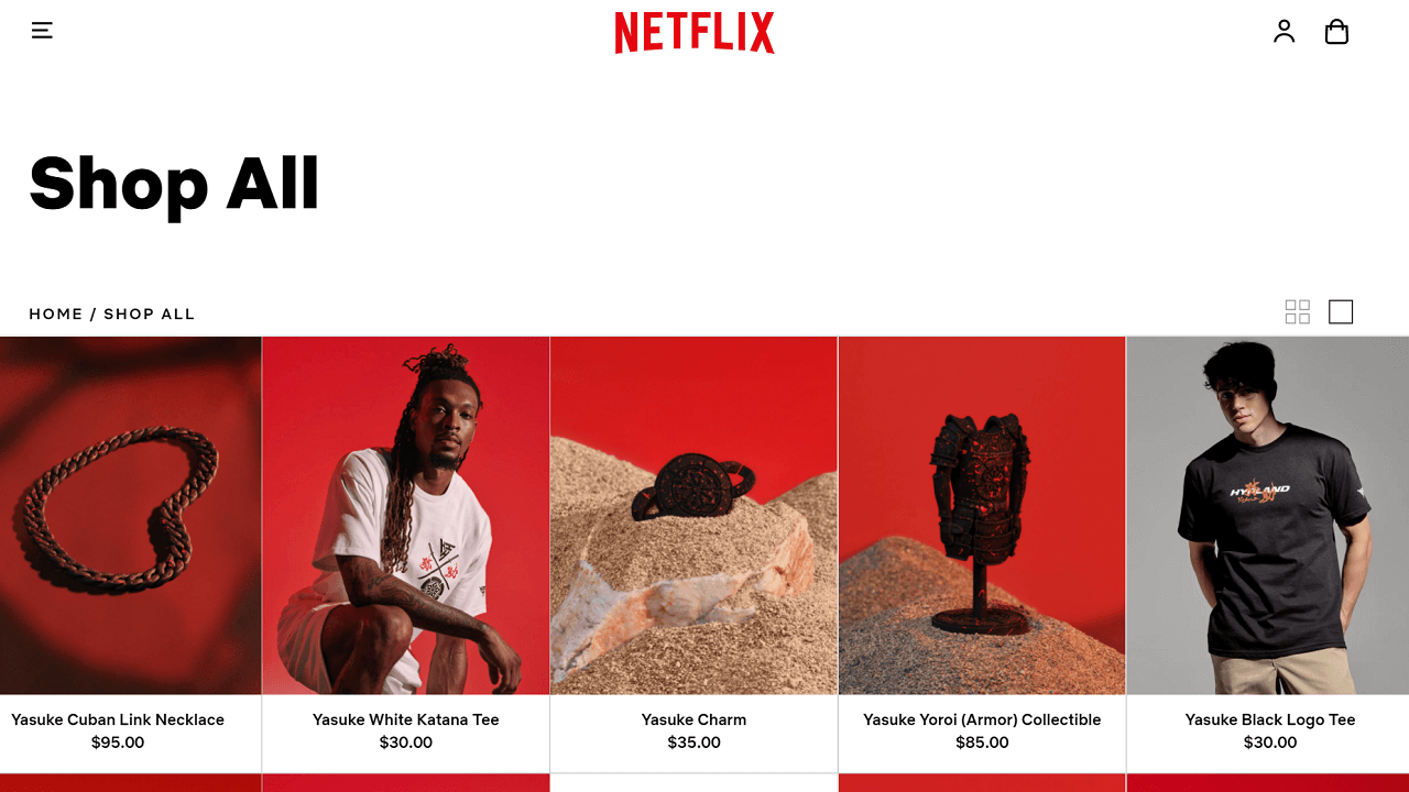 Netflix-shop-online