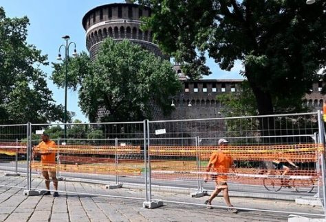 milano piazza castello lavori