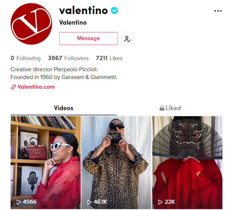 valentino tiktok