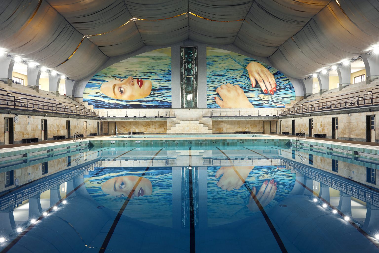 BE WATER-cattelan ferrari