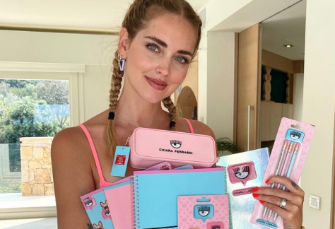 Chiara Ferragni, la linea scuola in collaborazione con Pigna, già Sold Out on line