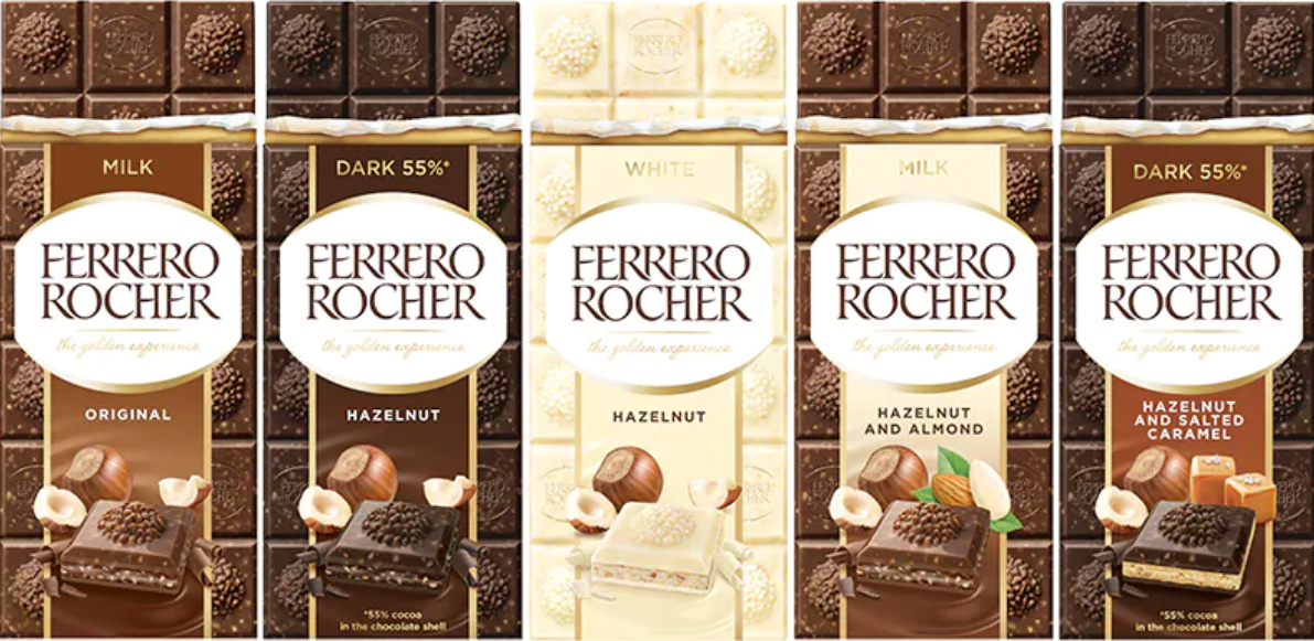 ferrero rocher tavoletta