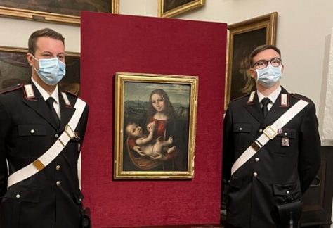 quadro rubato pinacoteca