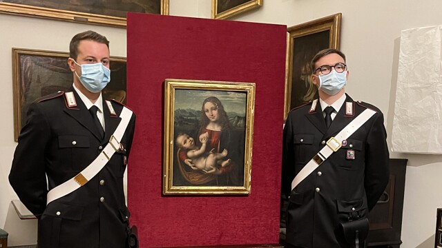 quadro rubato pinacoteca