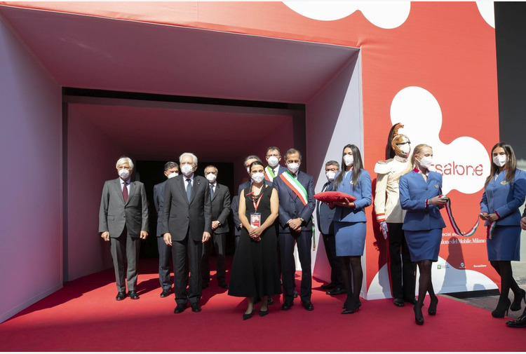 Il Presidente della Repubblica Mattarella inaugura il Salone del Mobile