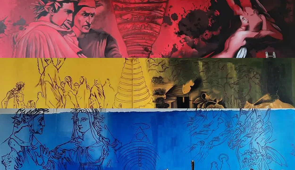 milano murales dante