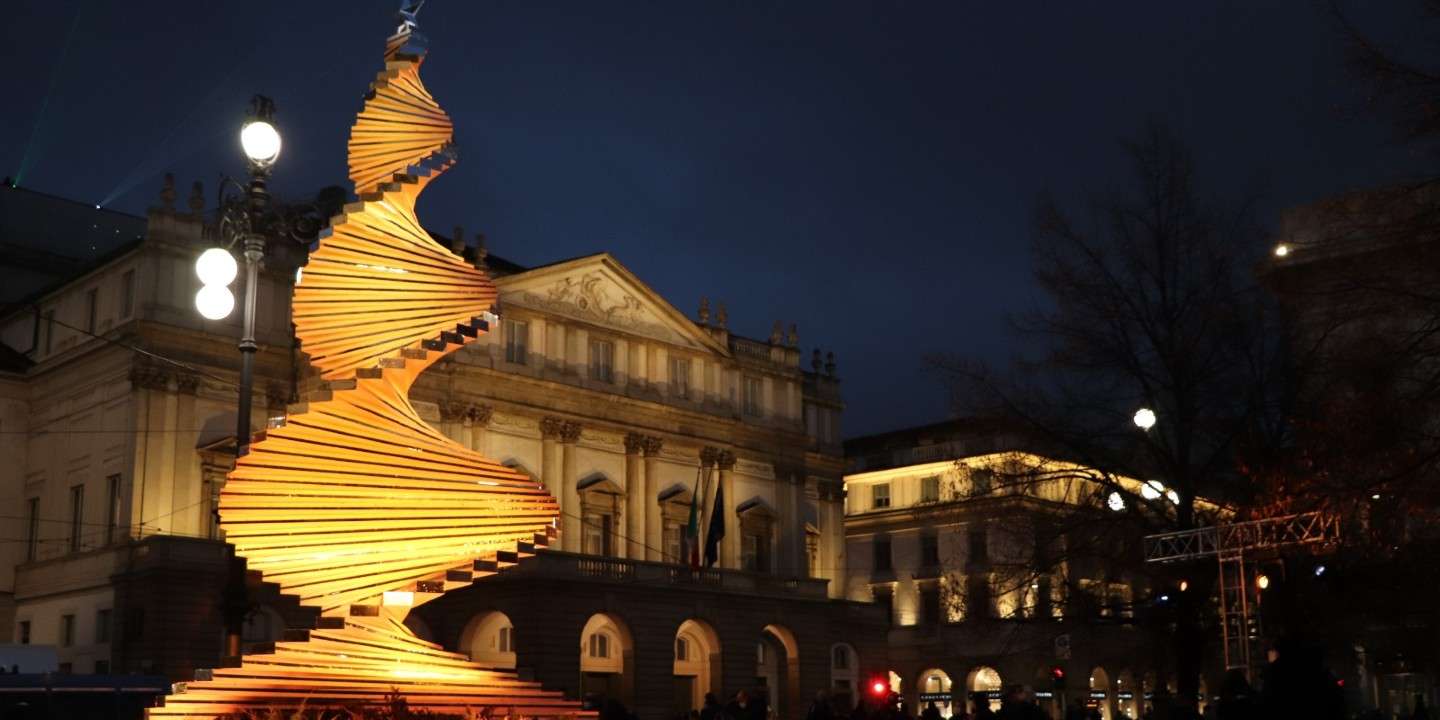 Albero di Natale Piazza della Scala