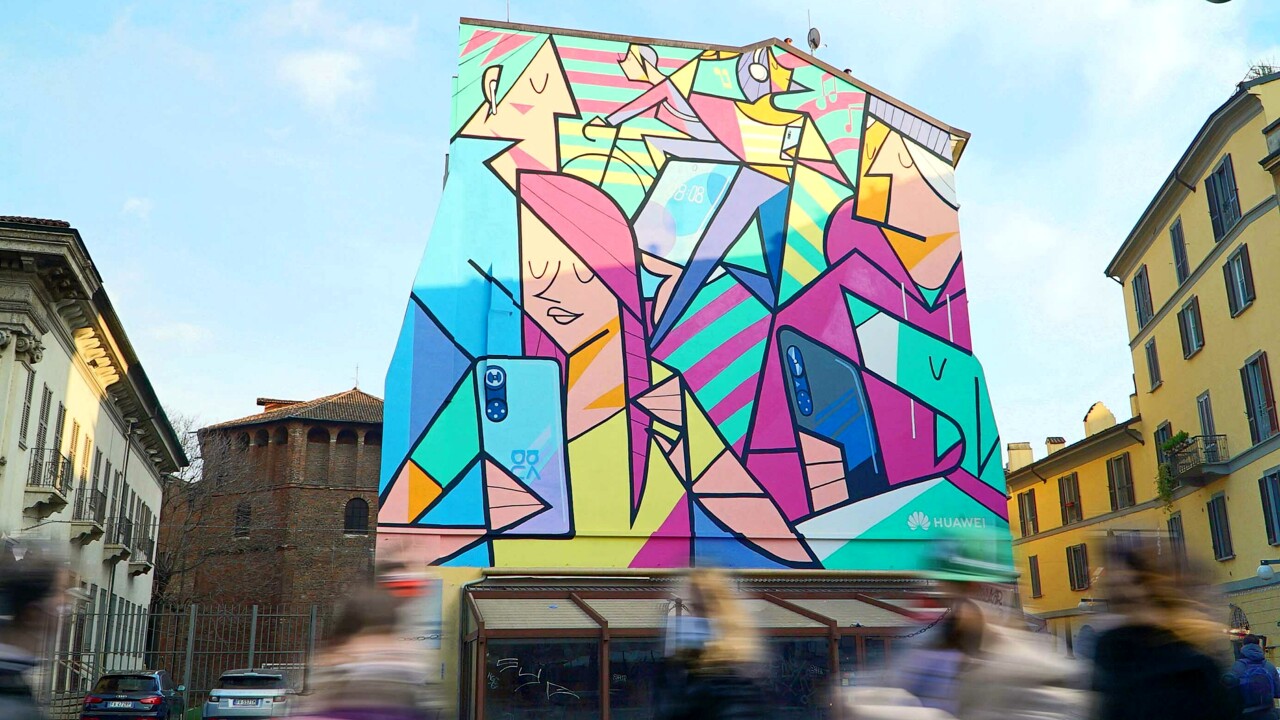 Milano murales Huawei