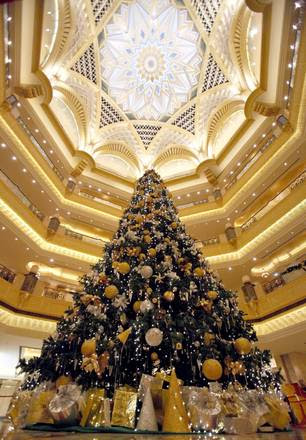 Decorazioni natalizie costose: Albero di Dubai