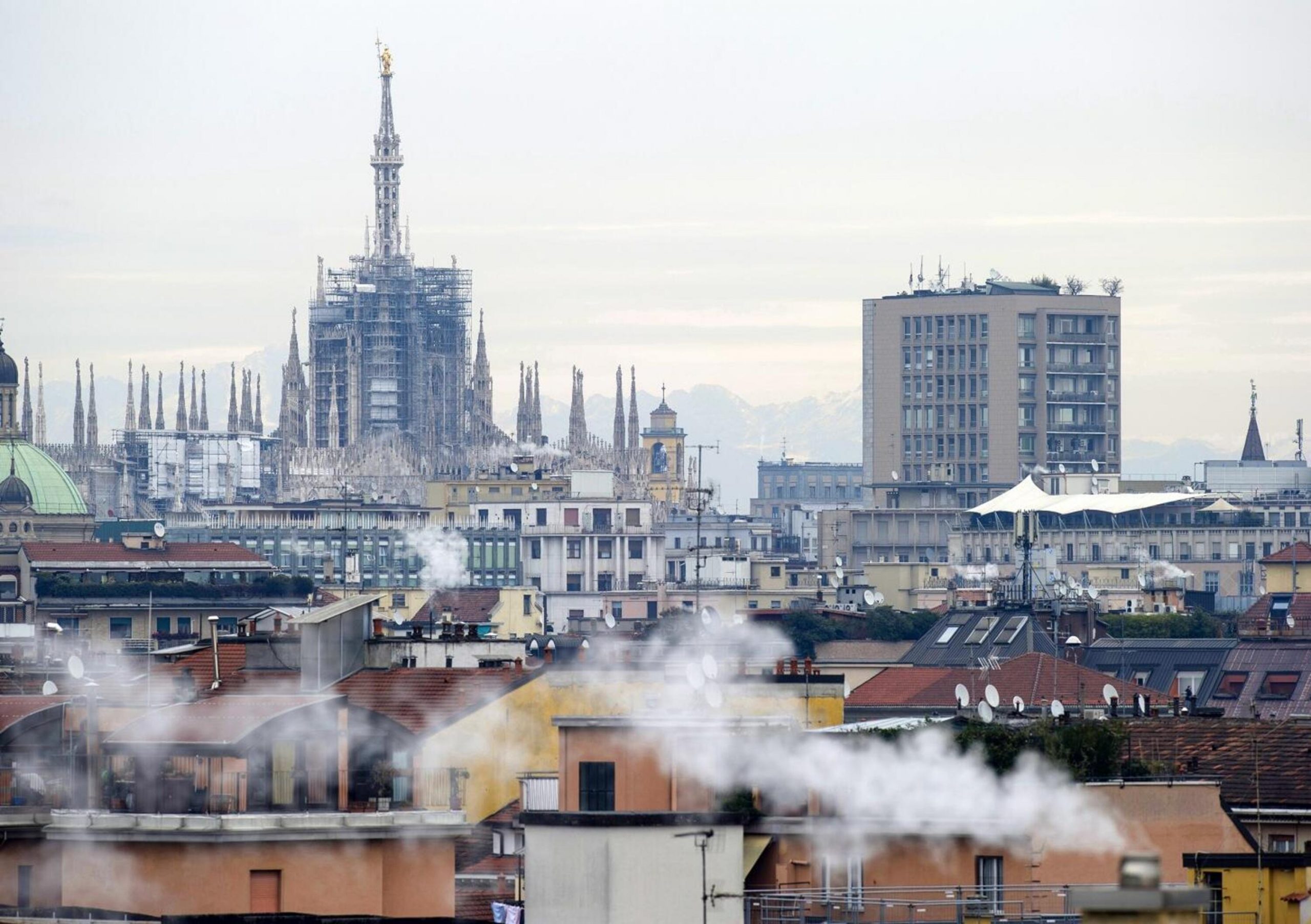 milano blocco del traffico per lo smog