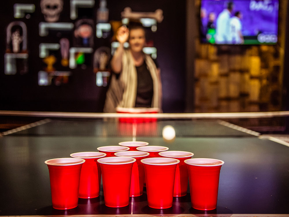 Giochi alcolici Capodanno: Beer Pong
