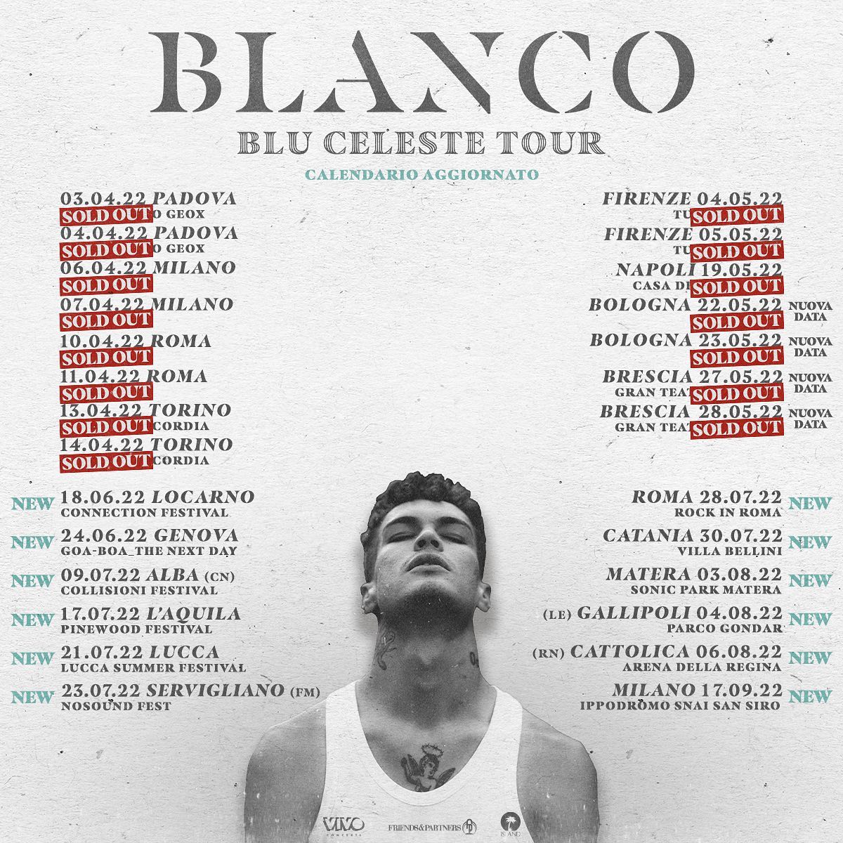 Concerto di Blanco a Milano