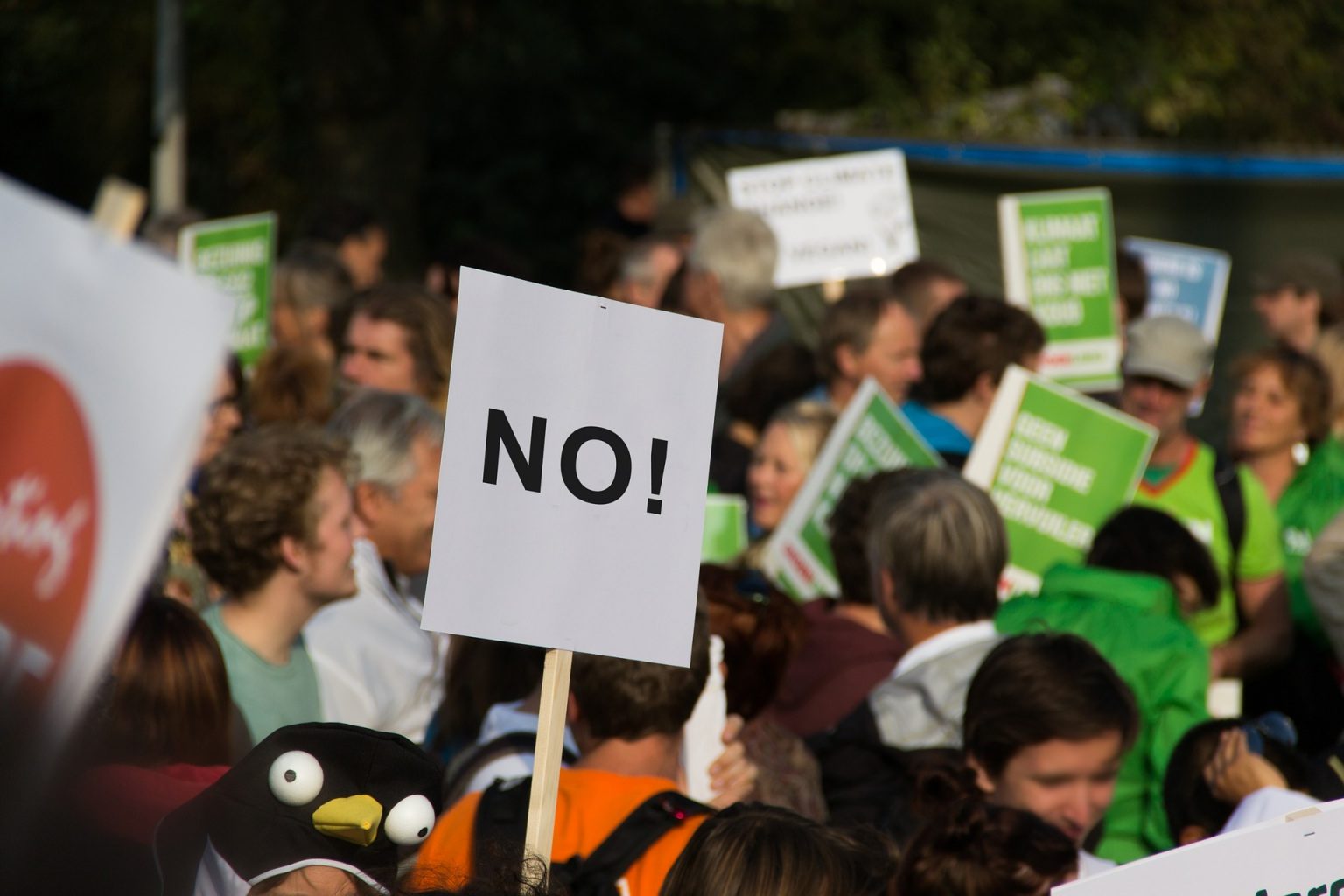 Protesta lavoratori Tim