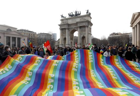 Milano - Ucraina - Manifestazione