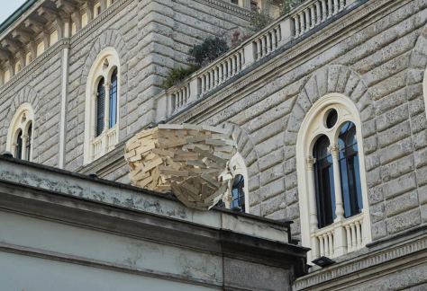 mostra nidi milano Tadashi Kawamata