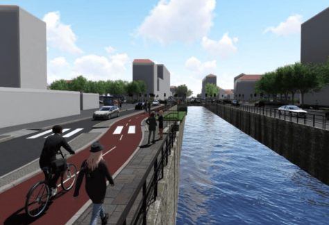 pista ciclabile vento