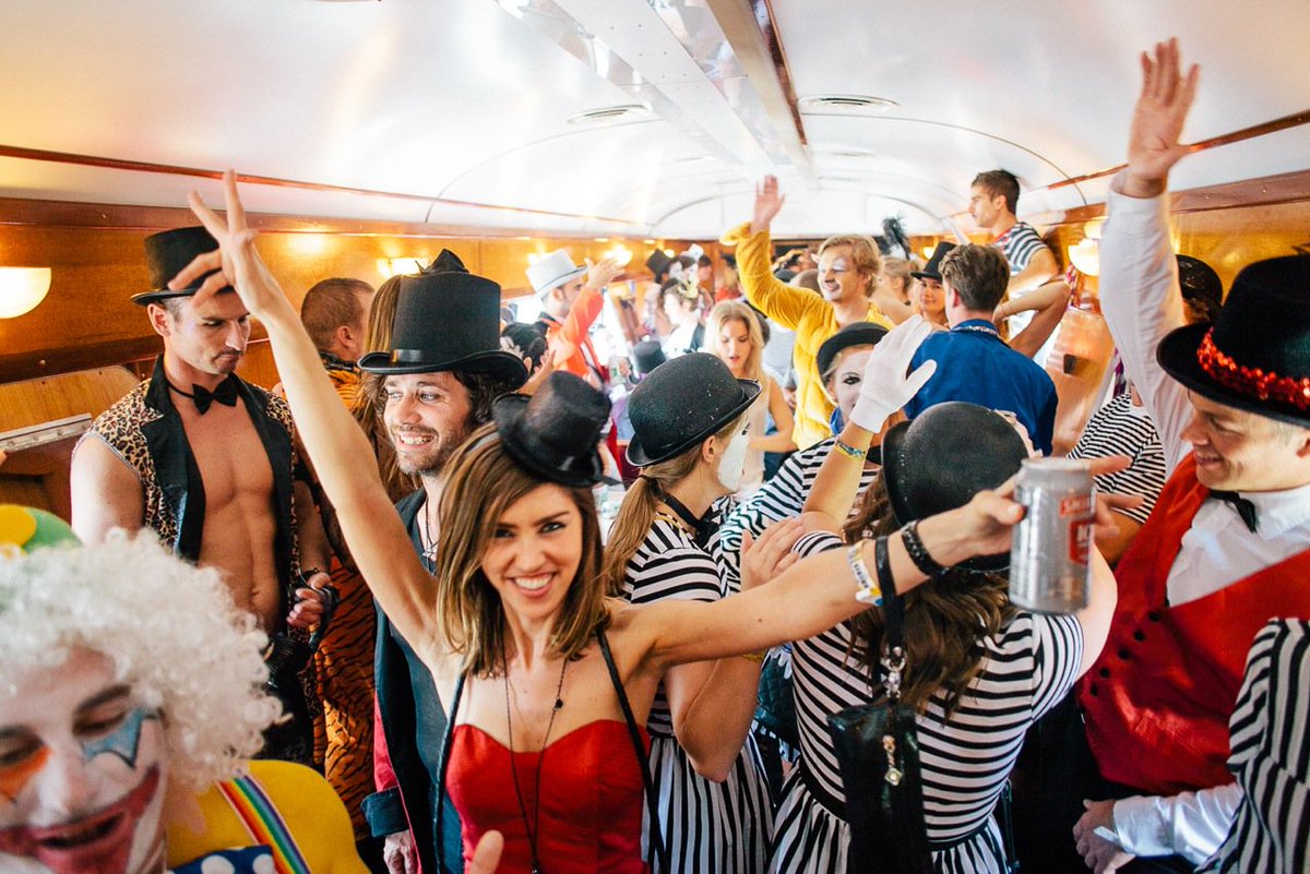 rave party treno