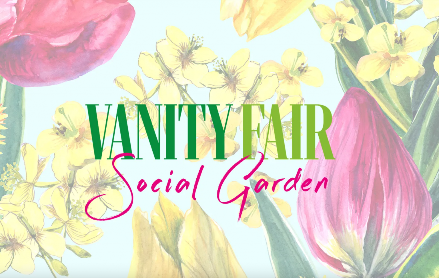 vanity fair social garden